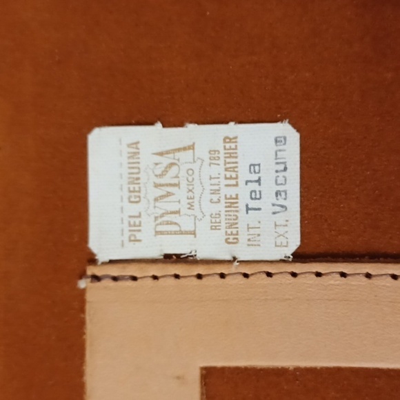 PYMSA Mexico Genuine Leather Portfolio Briefcase - Picture 9 of 13